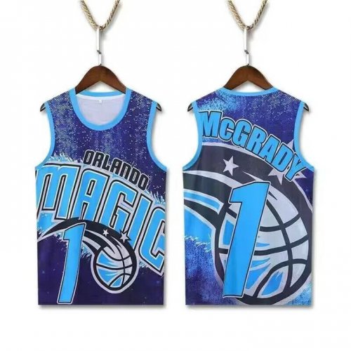 1 Mcgrady Hip hop basketball jersey